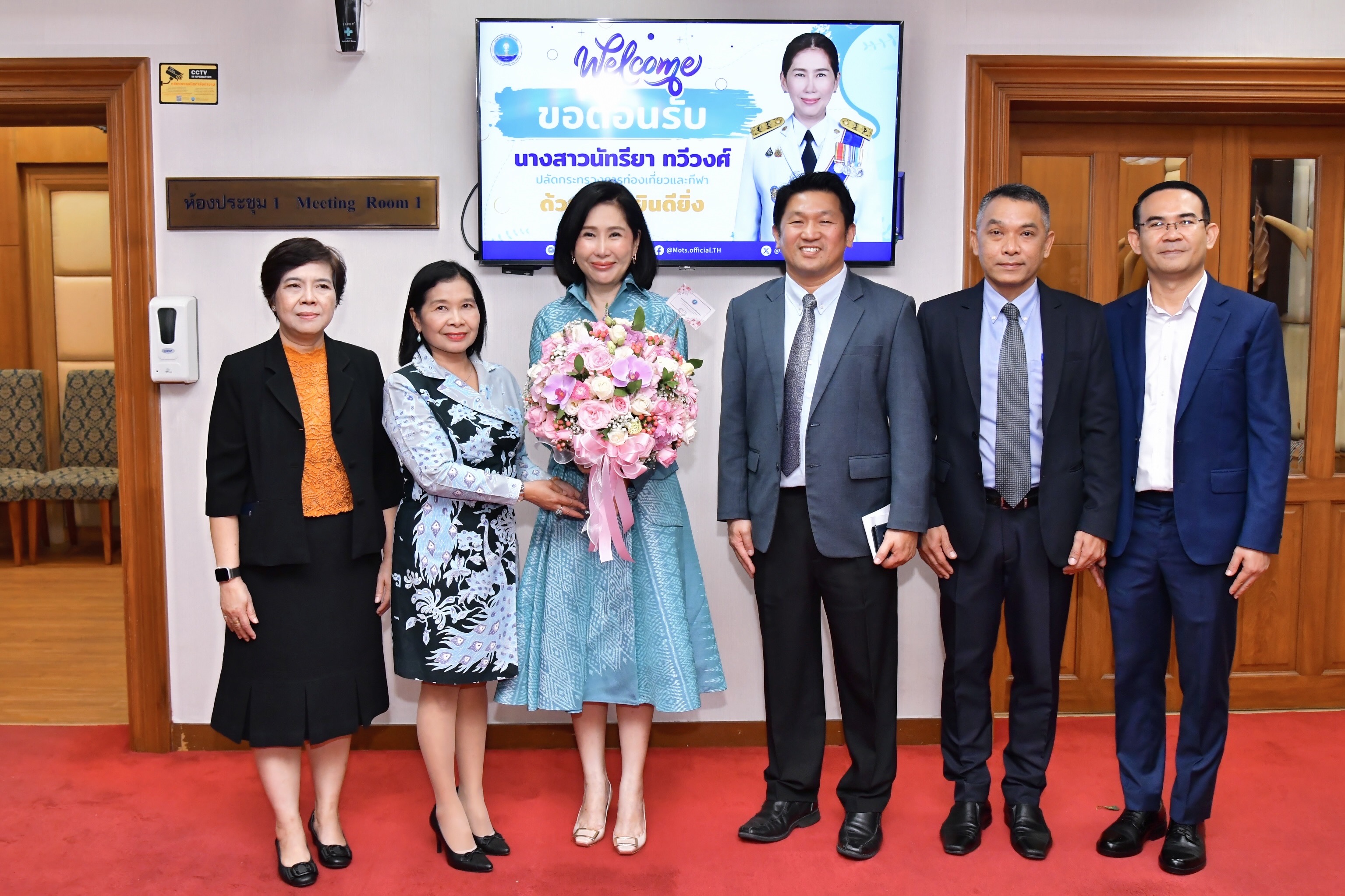 กระทรวงการท่องเที่ยวและกีฬา ต้อนรับปลัดฯ คนใหม่ 