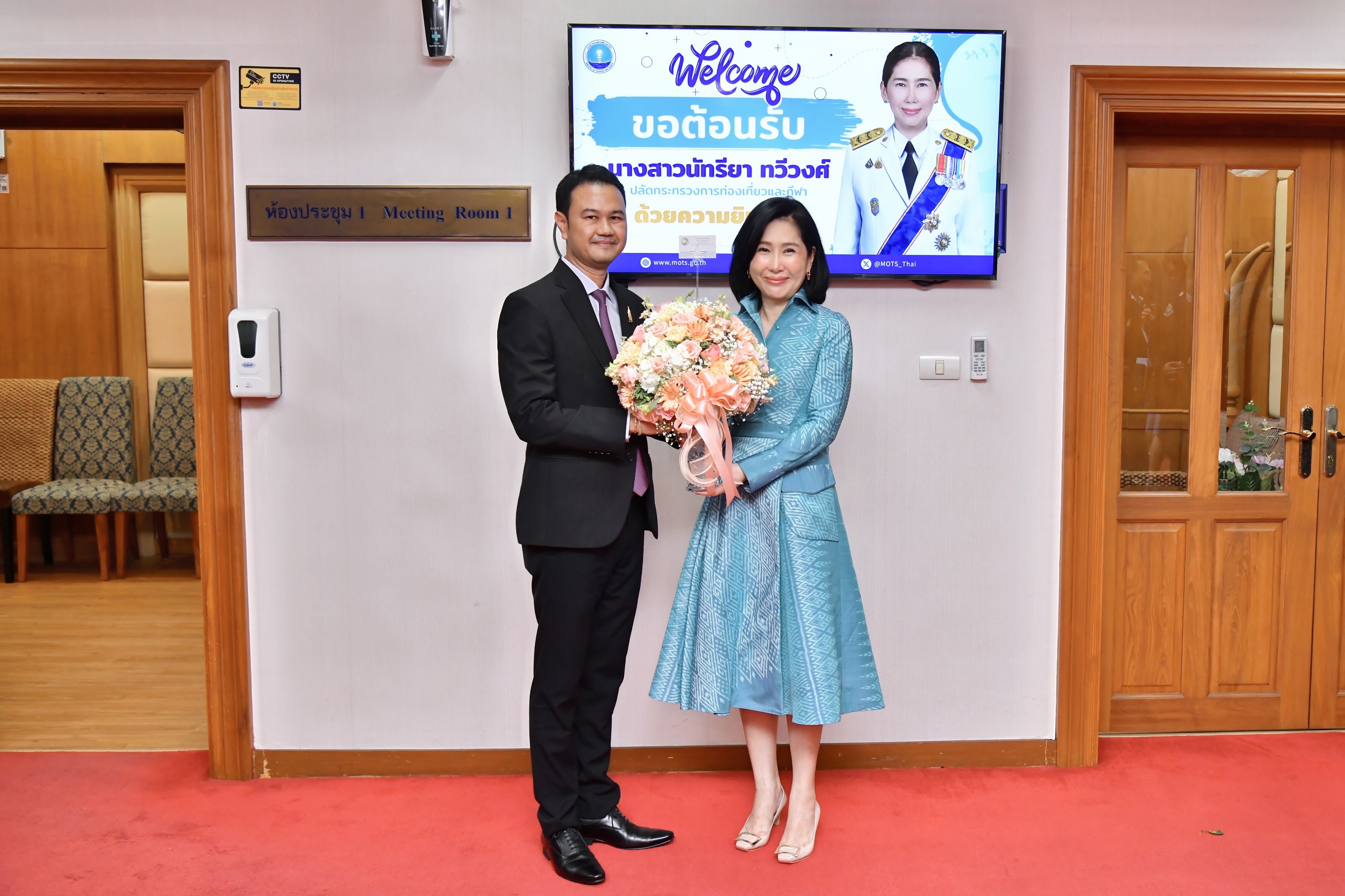 กระทรวงการท่องเที่ยวและกีฬา ต้อนรับปลัดฯ คนใหม่ 