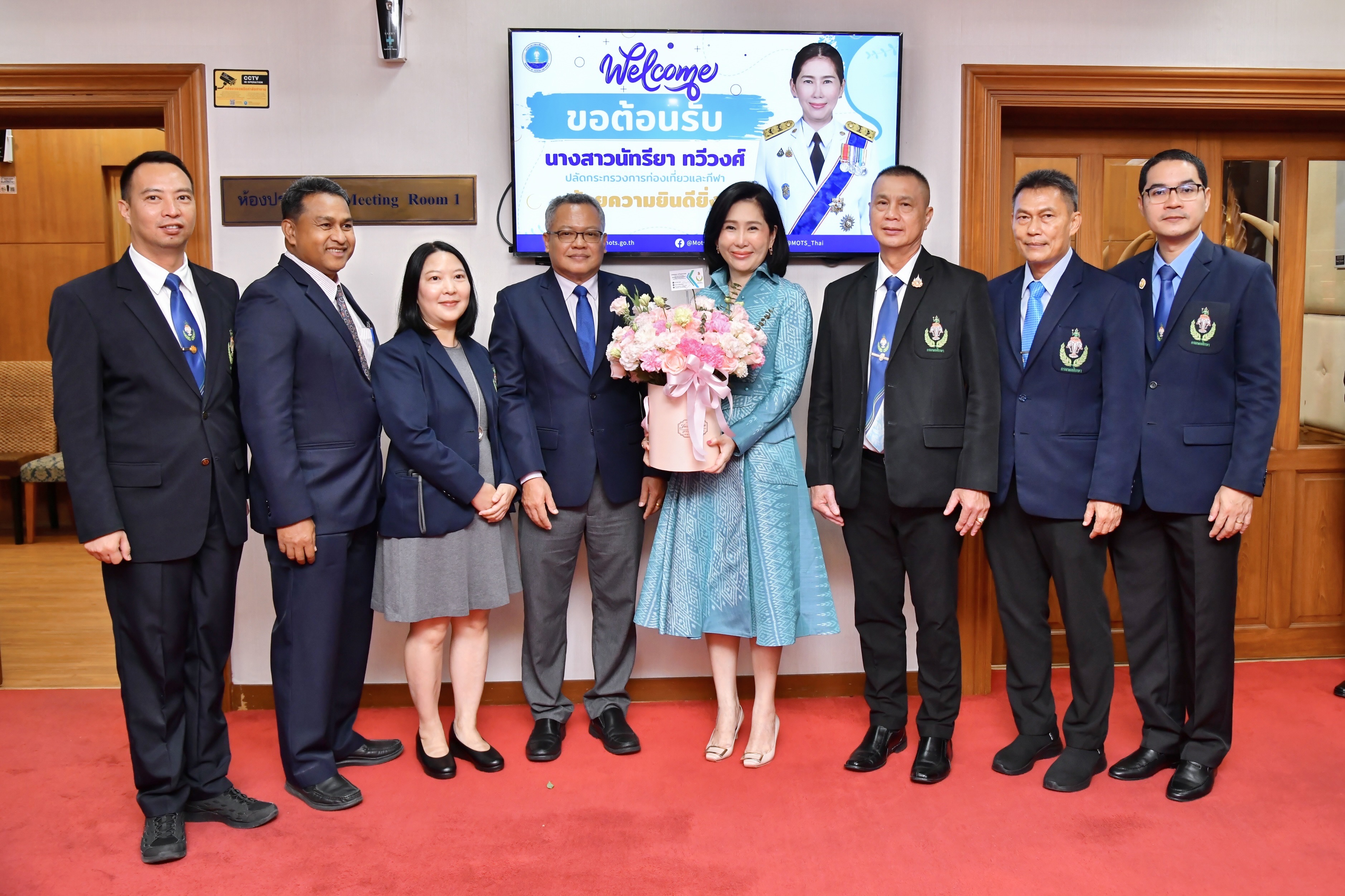 กระทรวงการท่องเที่ยวและกีฬา ต้อนรับปลัดฯ คนใหม่ 
