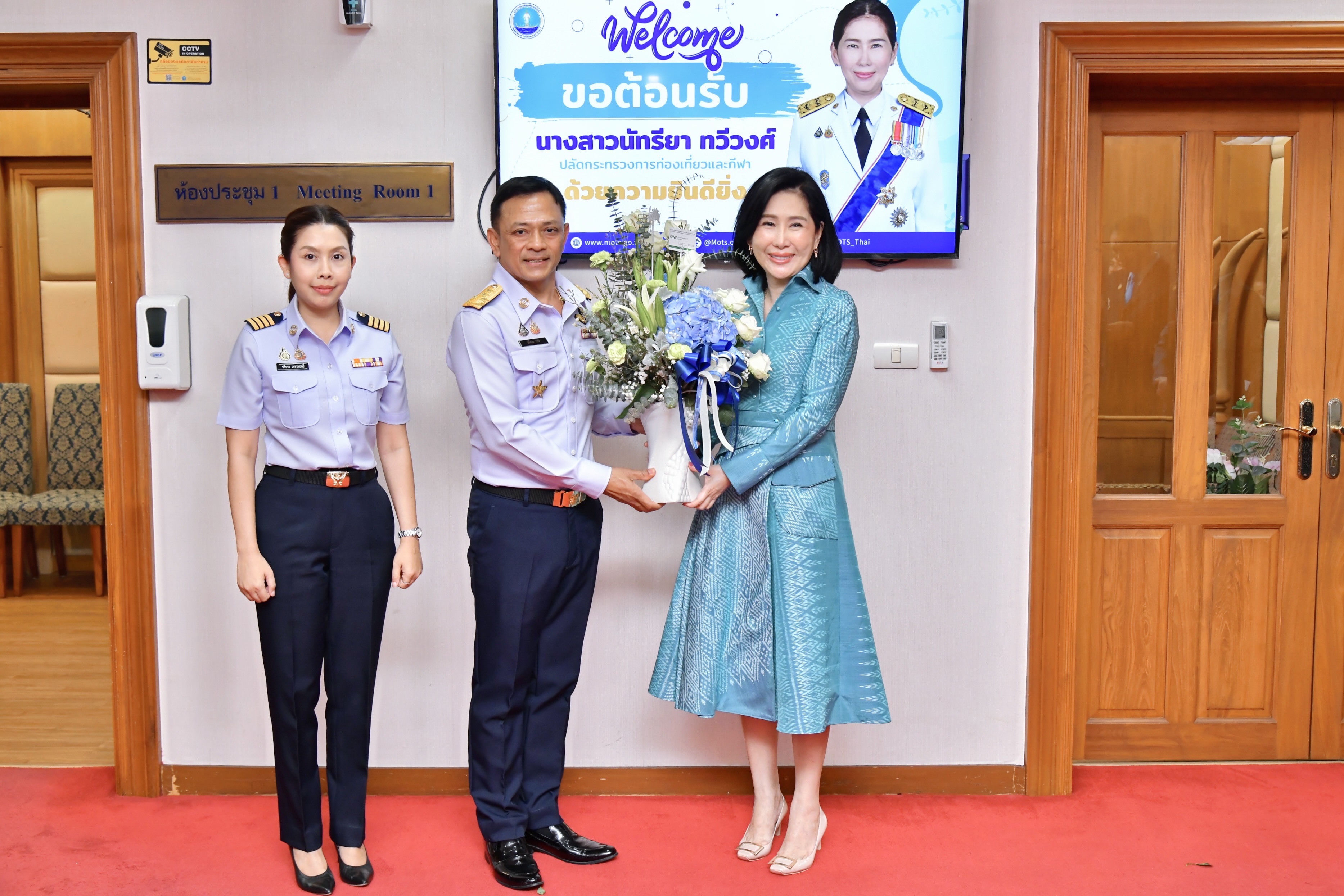 กระทรวงการท่องเที่ยวและกีฬา ต้อนรับปลัดฯ คนใหม่ 