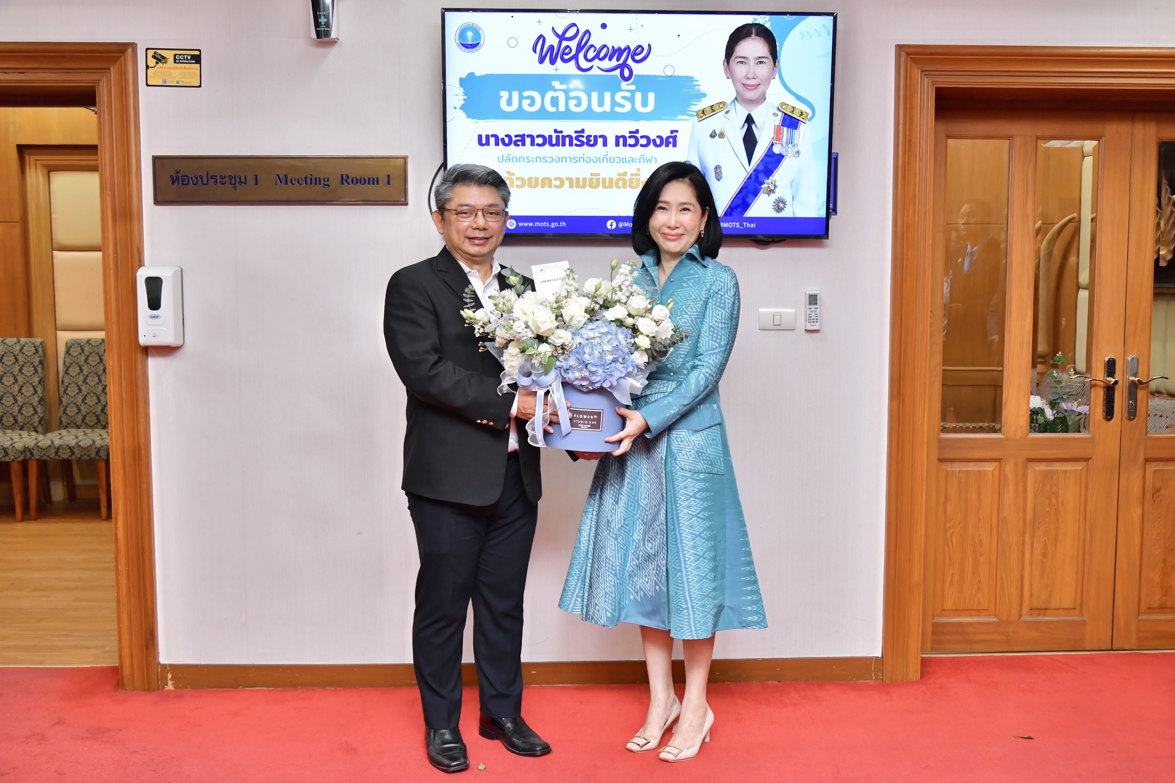 กระทรวงการท่องเที่ยวและกีฬา ต้อนรับปลัดฯ คนใหม่ 