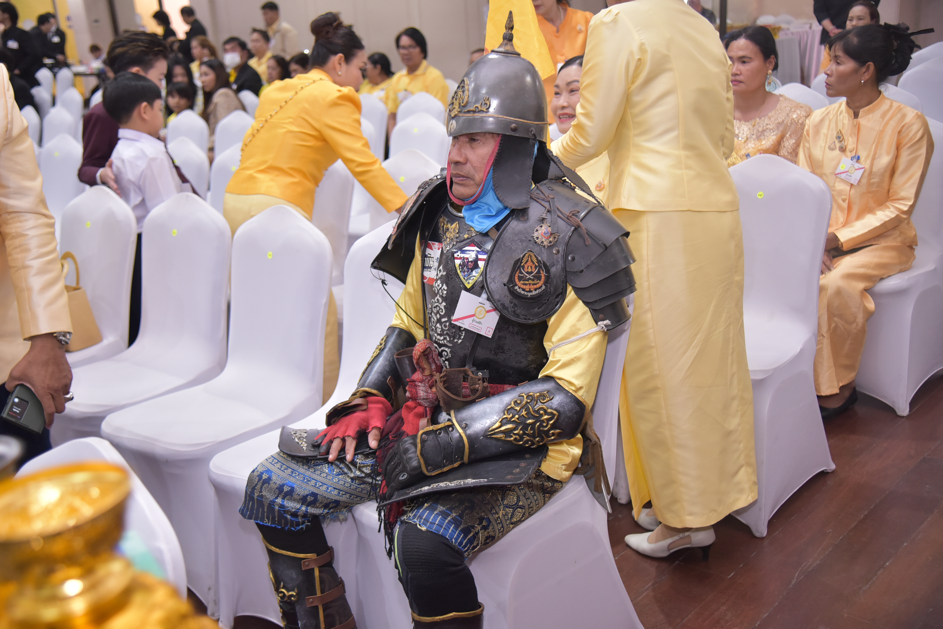 ผู้แทนกระทรวงการท่องเที่ยวและกีฬา รับโล่เกียรติคุณในงาน 