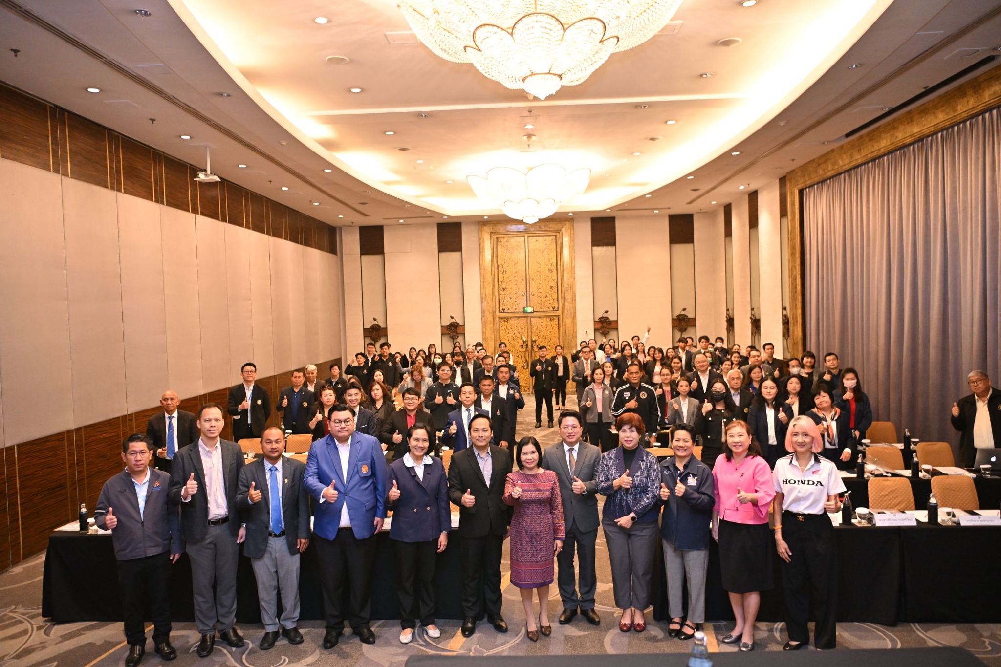 งานประชุมเชิงวิชาการเพื่อนำเสนอผลการประเมินมูลค่าทางเศรษฐกิจของอุตสาหกรรมการกีฬาในปี 2567