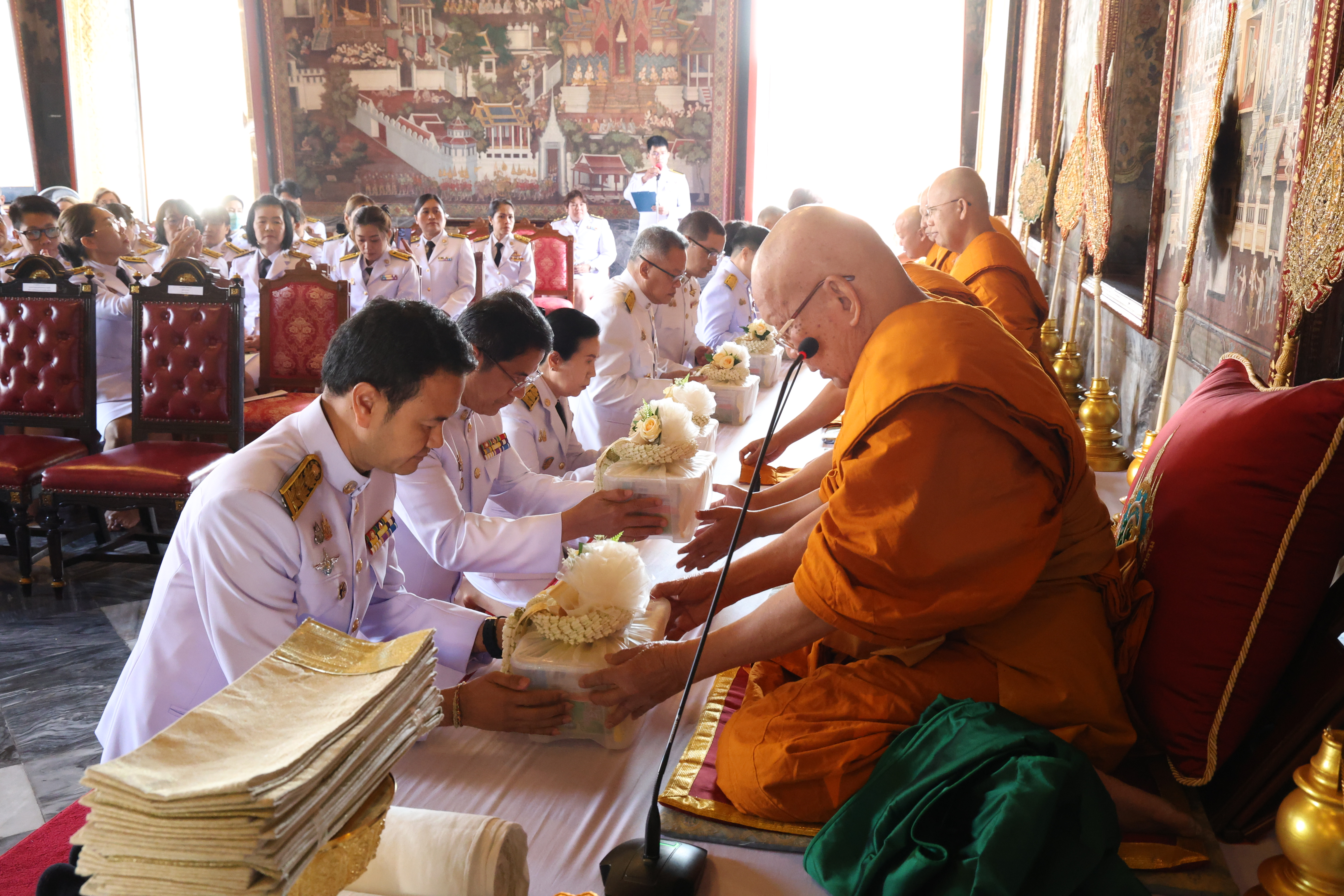 กระทรวงการท่องเที่ยวและกีฬา จัดพิธีเจริญพระพุทธมนต์ ถวายพระราชกุศลเฉลิมพระเกียรติพระบาทสมเด็จพระเจ้าอยู่หัว