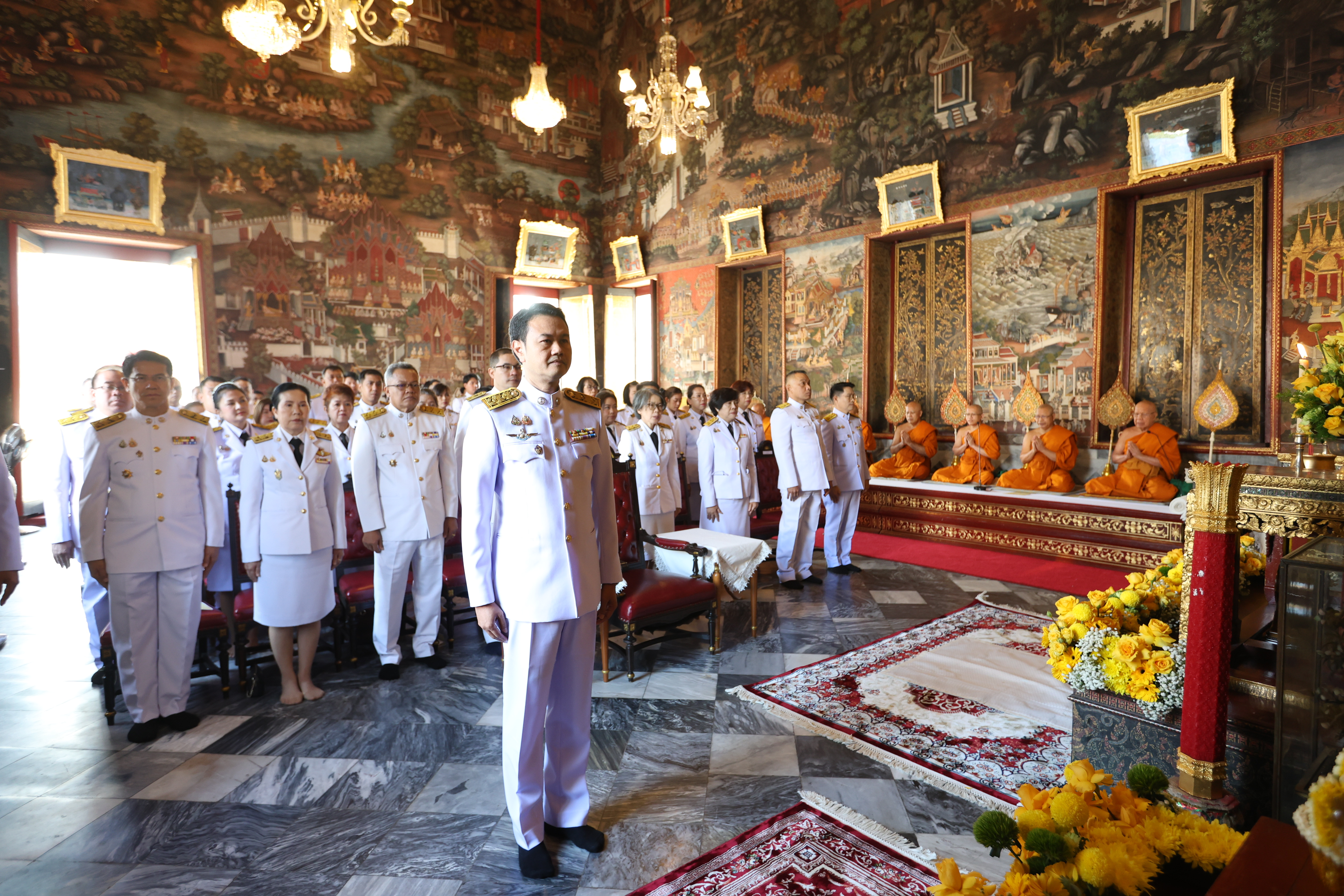 กระทรวงการท่องเที่ยวและกีฬา จัดพิธีเจริญพระพุทธมนต์ ถวายพระราชกุศลเฉลิมพระเกียรติพระบาทสมเด็จพระเจ้าอยู่หัว