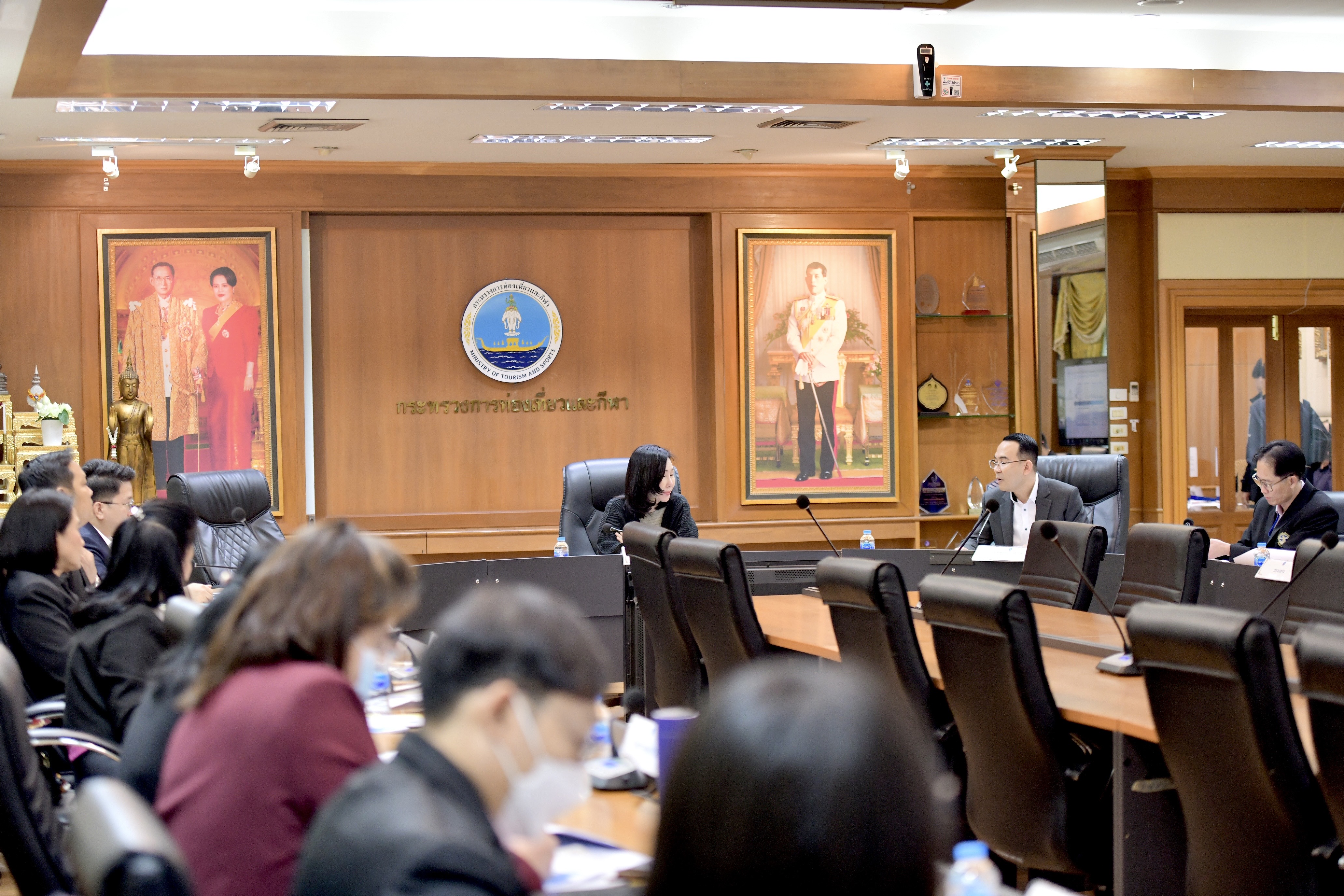 ปลัดกระทรวงการท่องเที่ยวและกีฬา เป็นประธานประชุมคณะกรรมการกลั่นกรองคำของบประมาณรายจ่ายประจำปี ครั้งที่ 1/2568