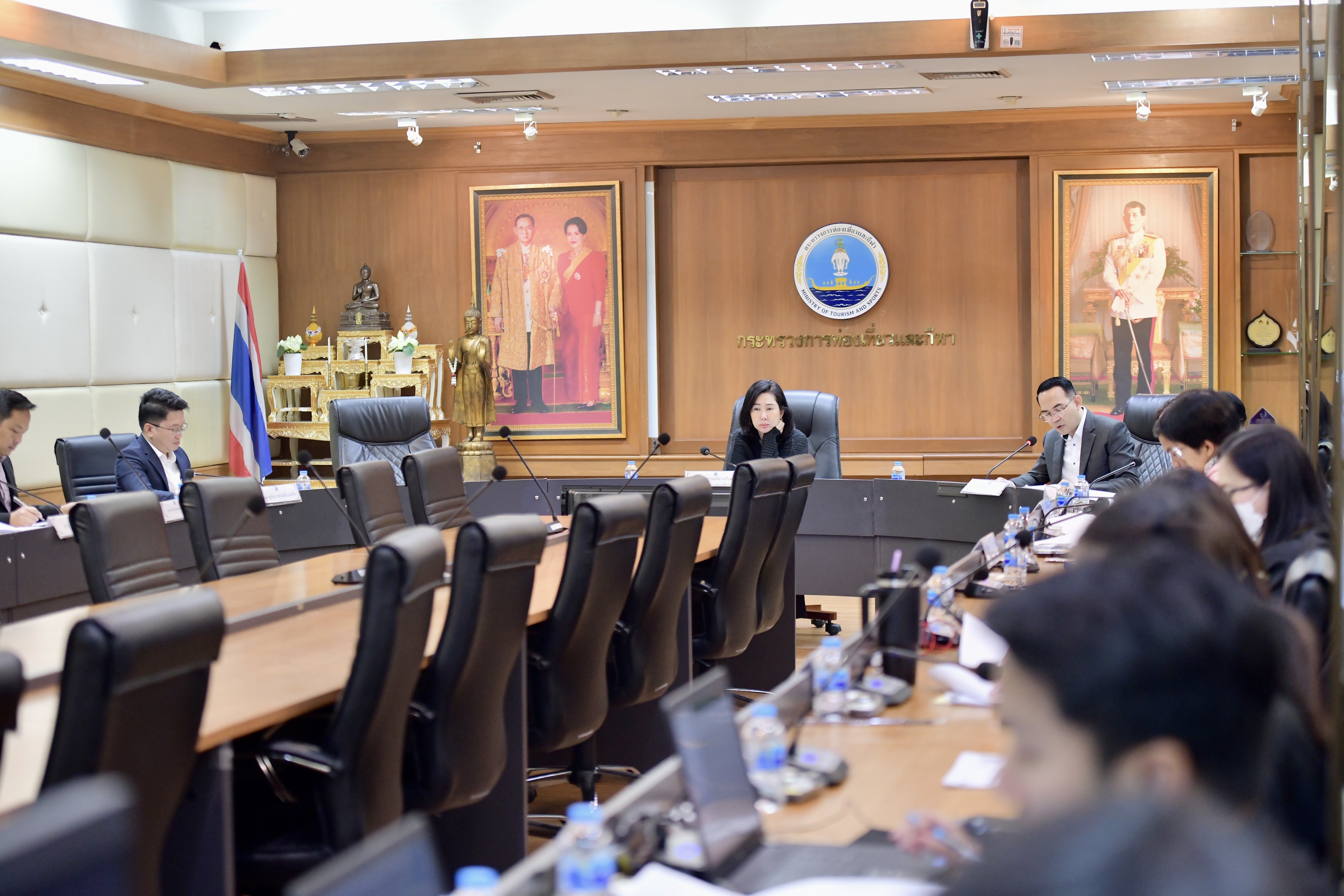 ปลัดกระทรวงการท่องเที่ยวและกีฬา เป็นประธานประชุมคณะกรรมการกลั่นกรองคำของบประมาณรายจ่ายประจำปี ครั้งที่ 1/2568