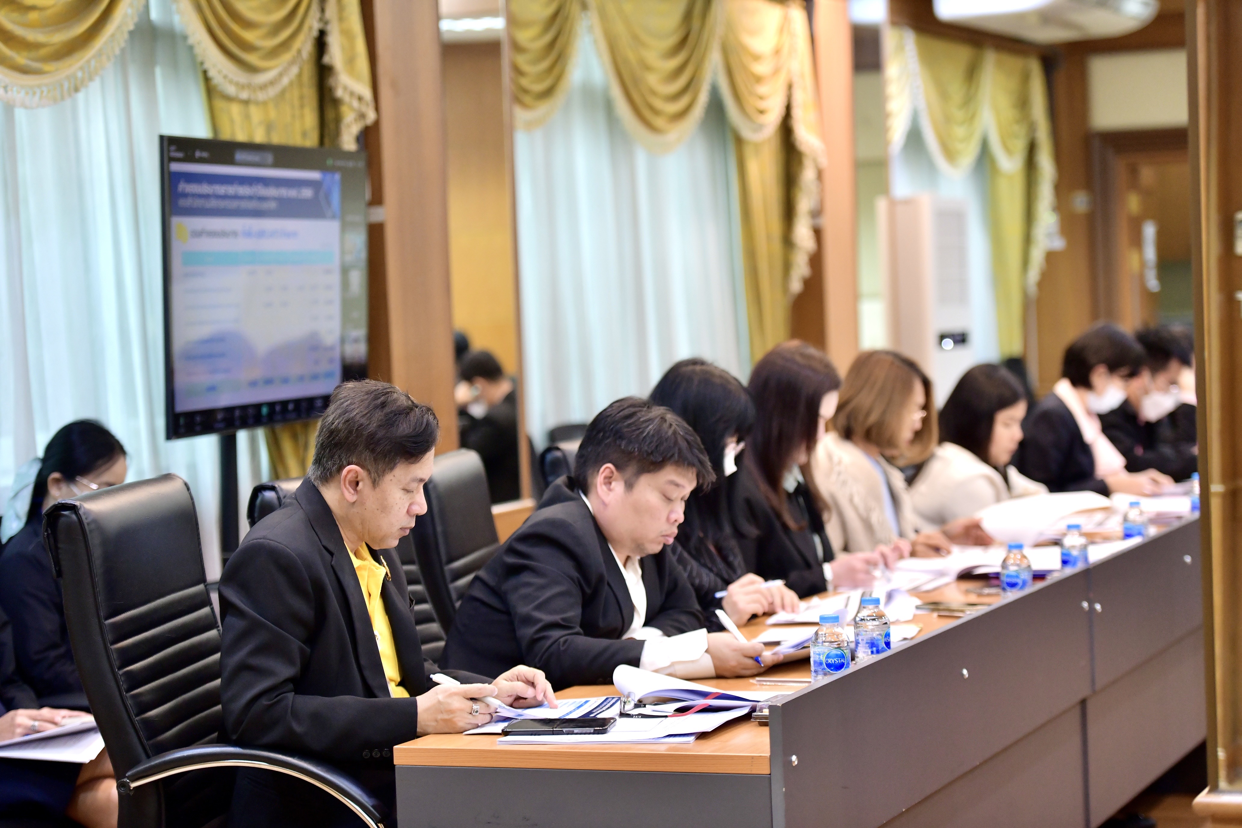 ปลัดกระทรวงการท่องเที่ยวและกีฬา เป็นประธานประชุมคณะกรรมการกลั่นกรองคำของบประมาณรายจ่ายประจำปี ครั้งที่ 1/2568