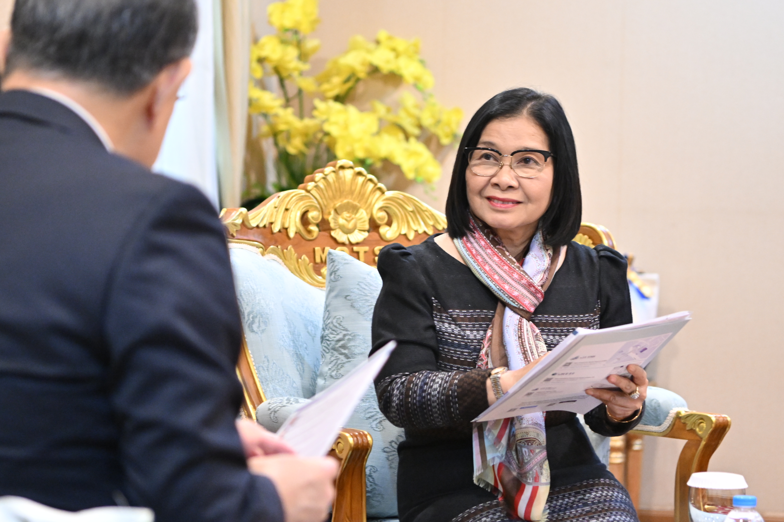 รองปลัดฯ วนิดา ต้อนรับนายโอคุดะ เทตสึยะ ประธานสถาบันวิจัย JTTRI – AIRO พร้อมสนับสนุนการจัดประชุมคณะทำงานวิชาการด้านการท่องเที่ยว ไทย – ญี่ปุ่น ครั้งที่ 4