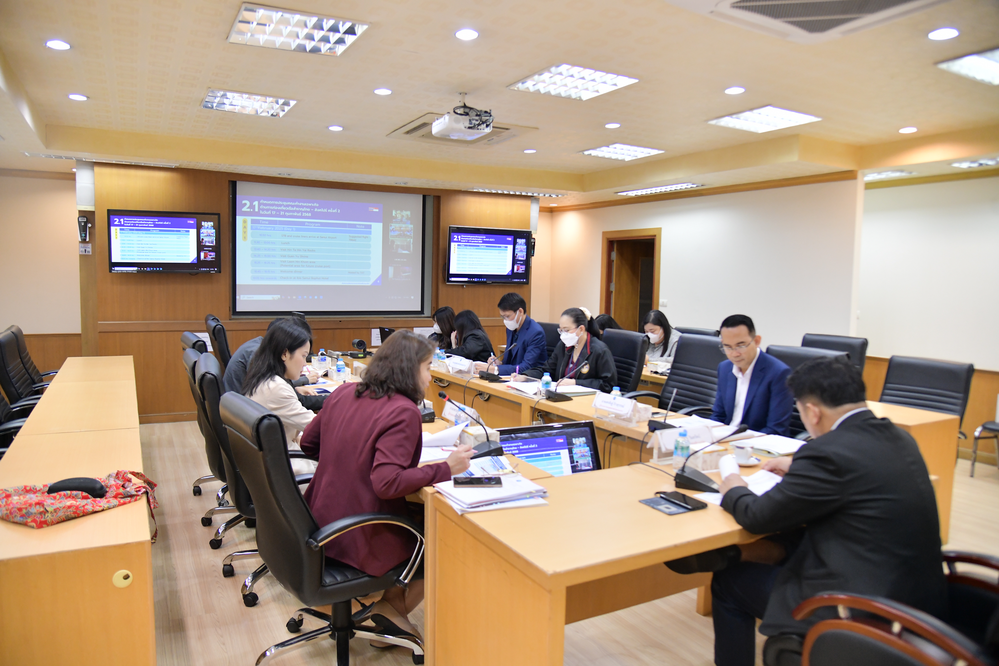รองปลัดกระทรวงการท่องเที่ยวและกีฬา เป็นประธานประชุมคณะทำงานเฉพาะกิจด้านการท่องเที่ยวเรือสำราญ ไทย - สิงคโปร์ ผลักดันไทยสู่ศูนย์กลางการท่องเที่ยวเรือสำราญระดับโลก