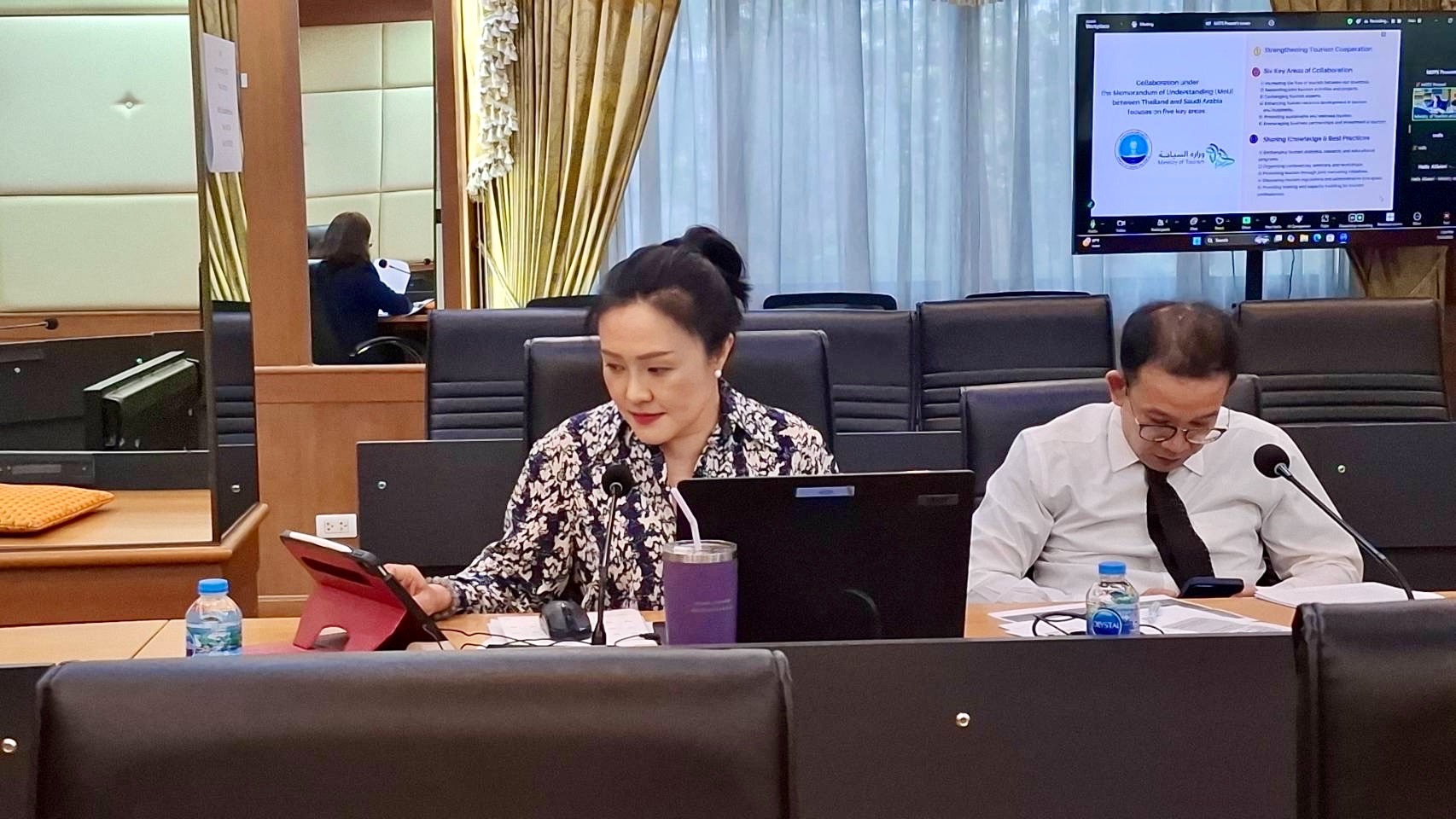 รองปลัดกระทรวงการท่องเที่ยวและกีฬา เป็นประธานการประชุมเตรียมการสำหรับการประชุมคณะทำงานด้านการท่องเที่ยวไทย-ซาอุดีอาระเบีย ครั้งที่ 1