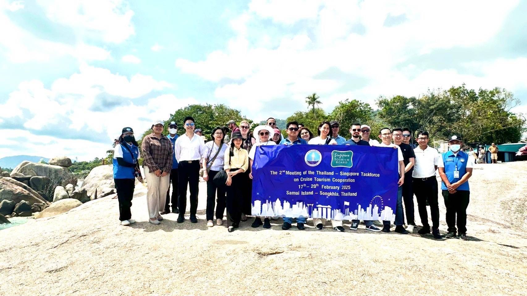 ท่านรองปลัดฯ มงคล ต้อนรับคณะทำงานท่องเที่ยวเรือสำราญ ไทย - สิงคโปร์ และสายเรือ พร้อมพาสำรวจพื้นที่ศักยภาพ ณ เกาะสมุย