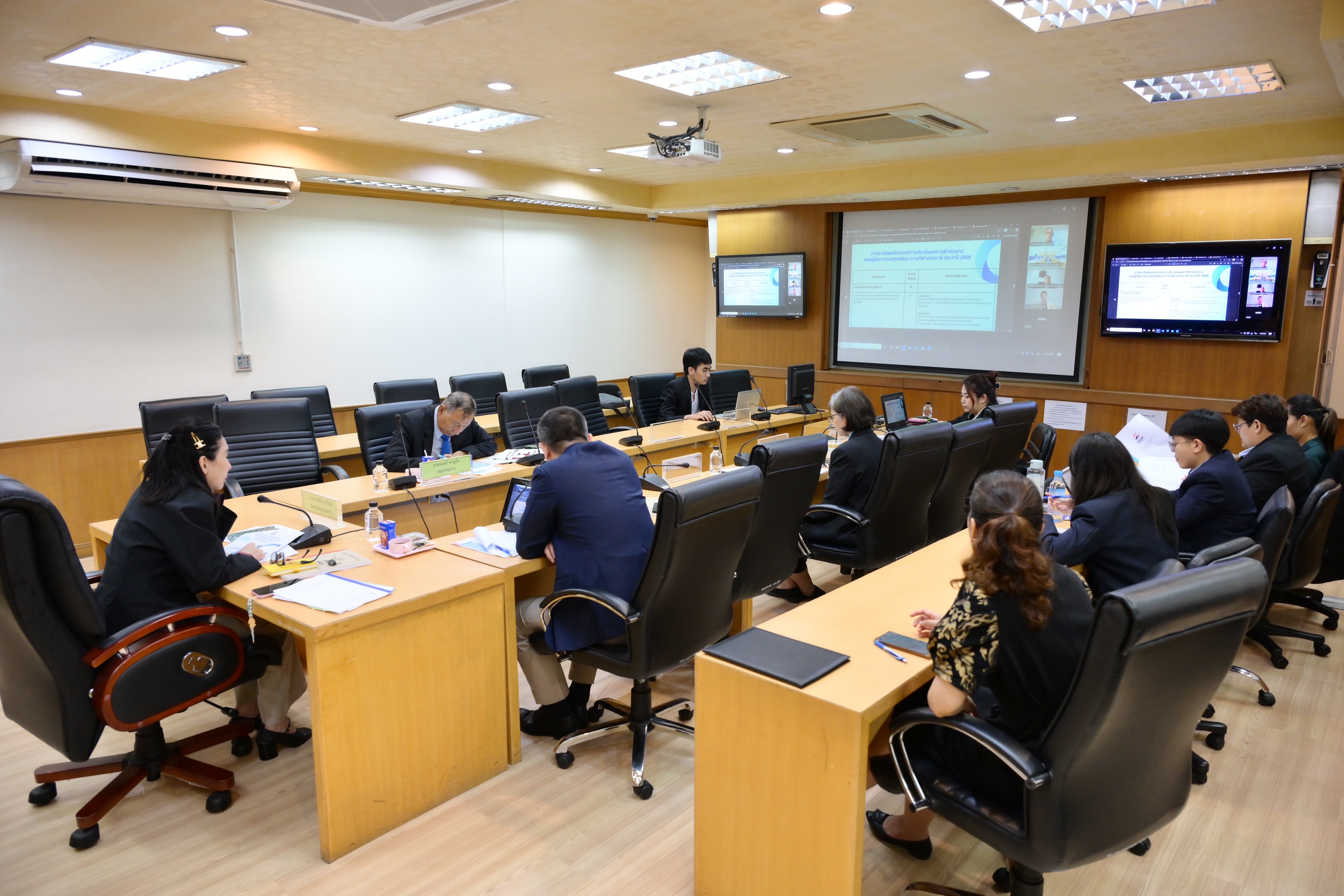 ปลัดกระทรวงการท่องเที่ยวและกีฬา เป็นประธานการประชุมคณะอนุกรรมการประเมินผลการดำเนินงานของผู้จัดการกองทุนพัฒนาการกีฬาแห่งชาติ ครั้งที่ 1/2568