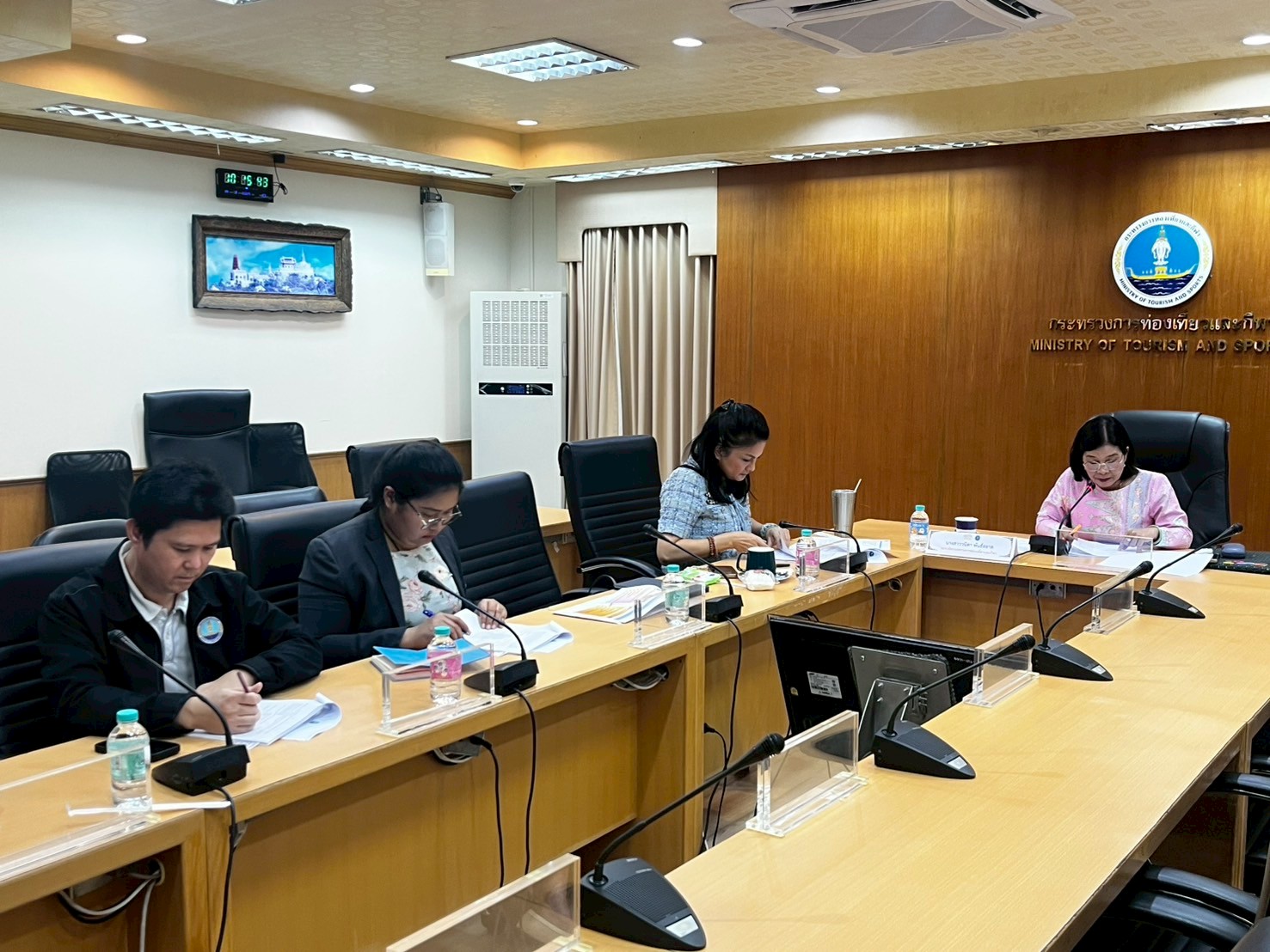 การประชุมคณะทำงานขับเคลื่อนมาตรฐานผู้ช่วยเหลือนักท่องเที่ยวทางทะเล (Lifeguard) ครั้งที่ 2/2568