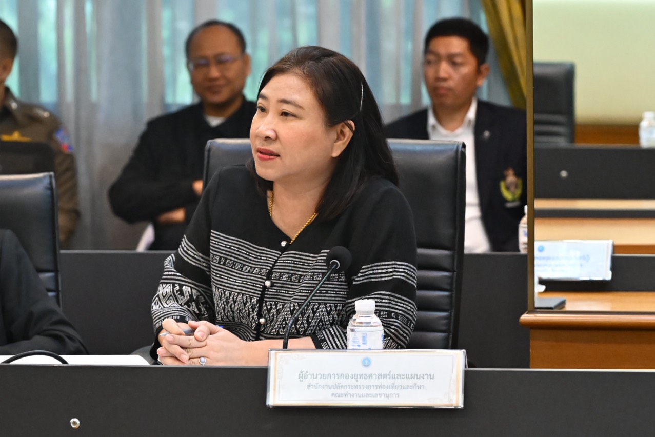 กระทรวงการท่องเที่ยวและกีฬา ประชุมคณะทำงานสนับสนุนภารกิจรัฐมนตรีฯ ติดตามผลซีเกมส์ และกำหนดแนวทางฟื้นฟูท่องเที่ยวภาคใต้ 