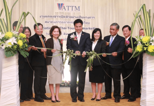 Press conference for official opening of Association of Thai Tourism Marketing