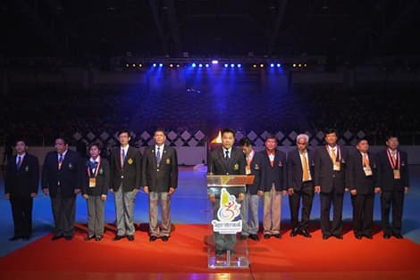 The closing ceremony of the 33rd Disability Sport of Thailand "Korat Games"