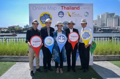 Press Conference of Online Map of Thailand by MOTS