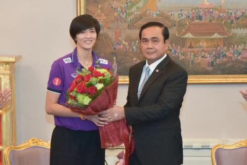 PM opened the Government House to welcome Thailand women