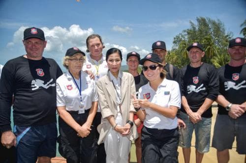 Minister of Tourism and Sports visited KohSamui, SuratThani Province, after the incident of speedboat carrying the passengers wrecked at KhaoLaemYai