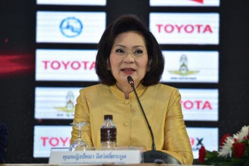 Press conference on the badminton tournament of TOYOTA THAILAND OPEN 2018