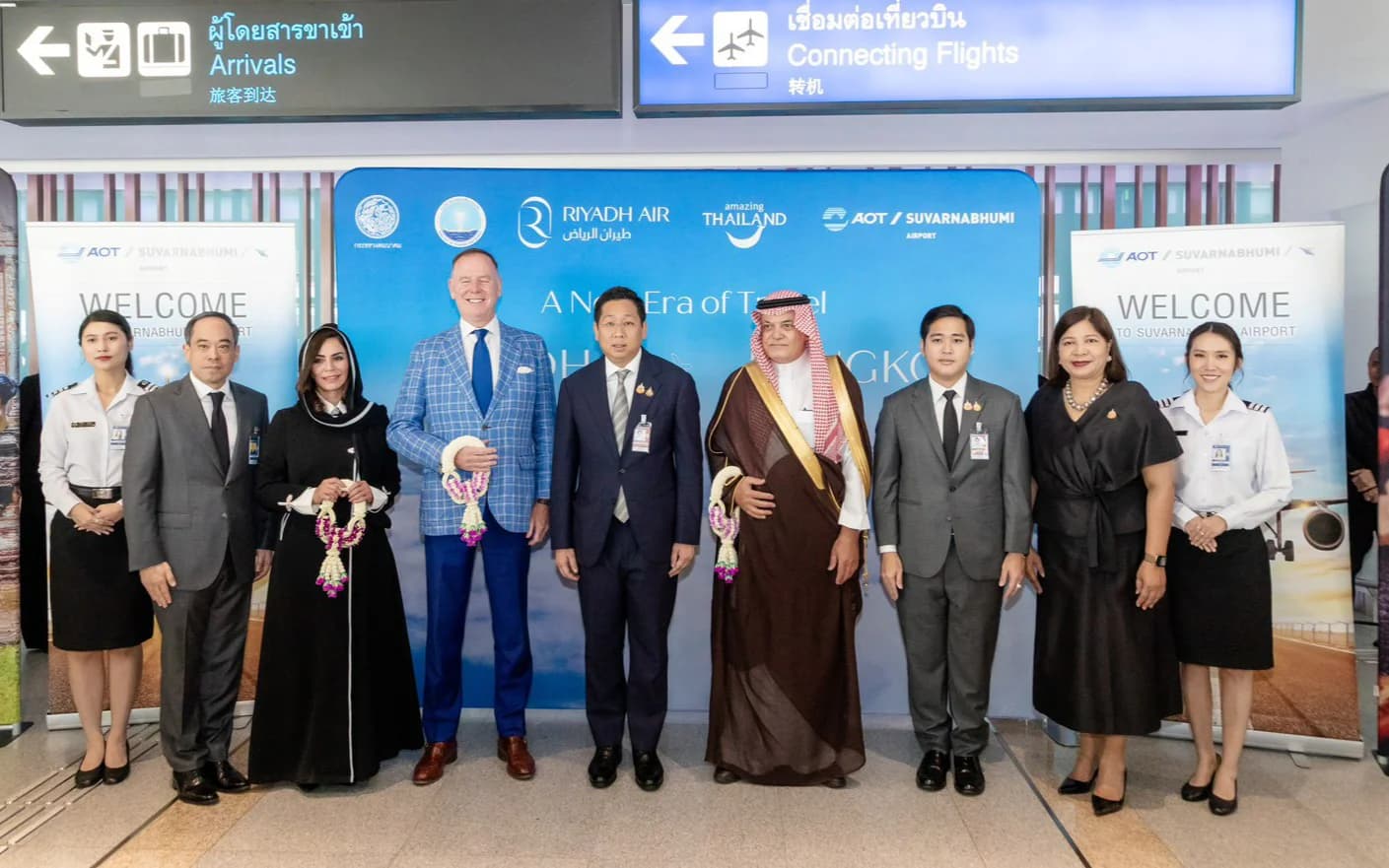 AT welcomes inaugural Riyadh Air service linking Riyadh and Bangkok