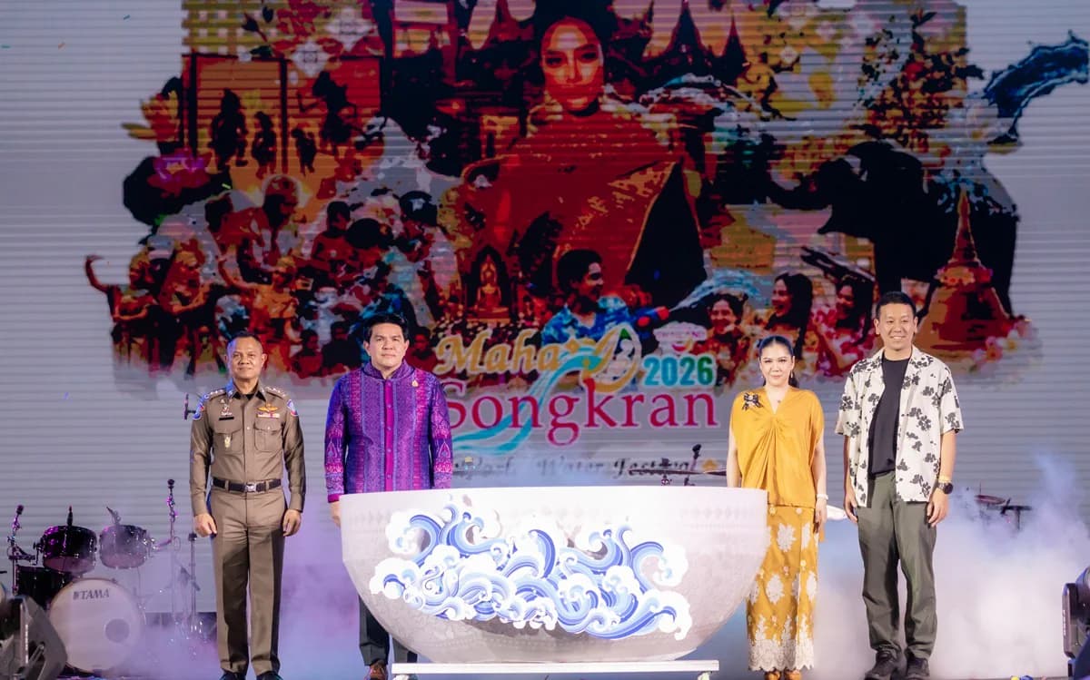 Maha Songkran World Water Festival 2026 opens in Bangkok